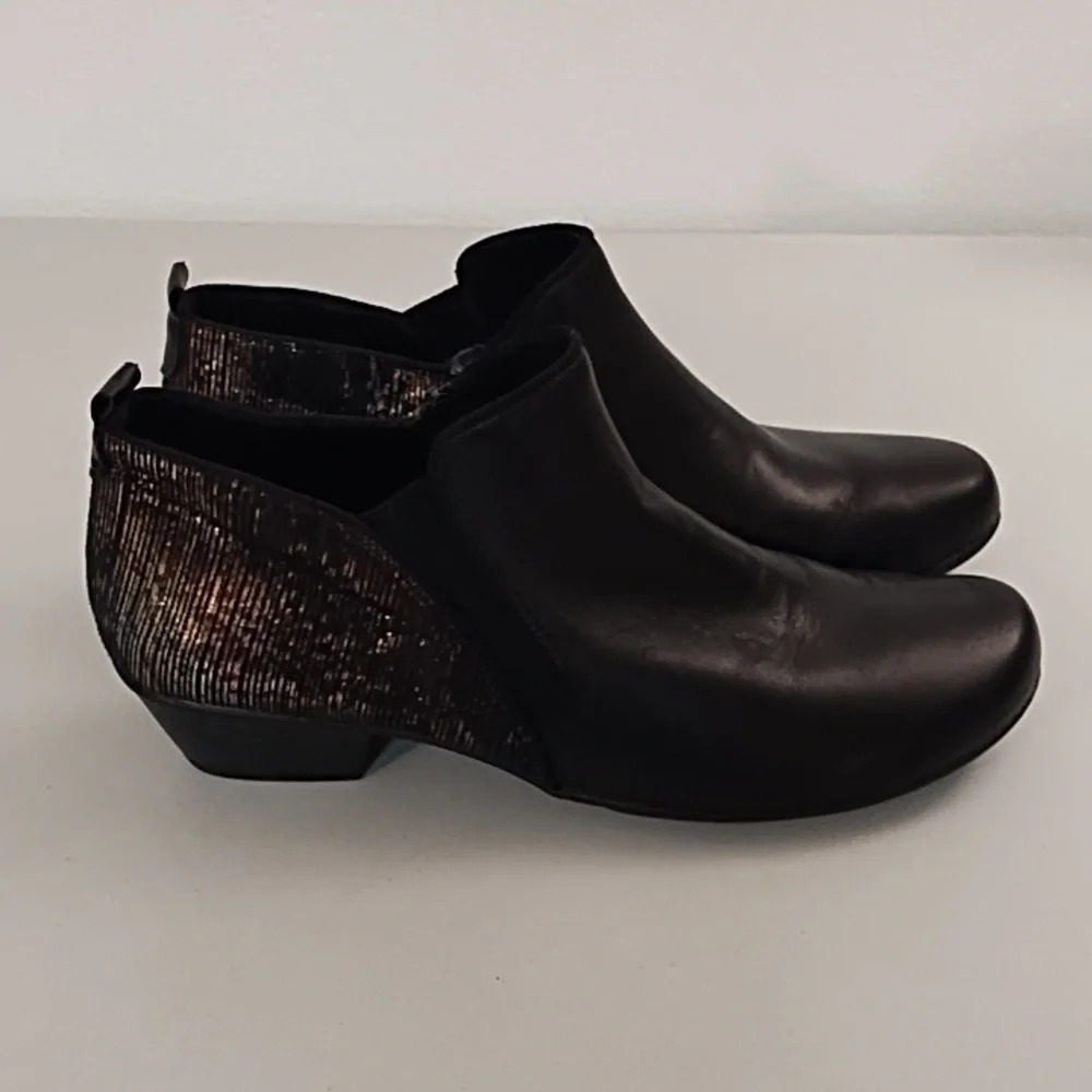 Remonte Black and Brown Ankle Boots - Picture 4 of 12